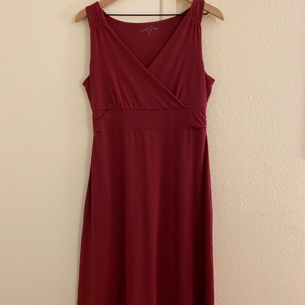 Eddie Bauer Maroon Dress